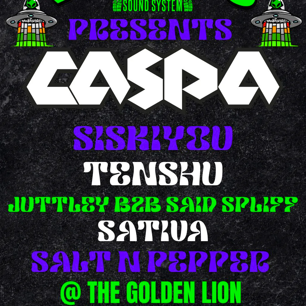 Dankashire Sound System Presents CASPA & STRATEGY at The Golden Lion Todmorden