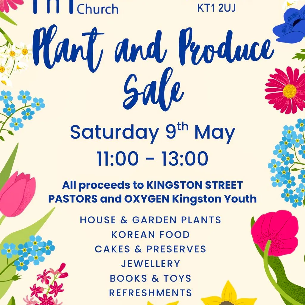 Plant and Produce Sale at Kingston Methodist Church