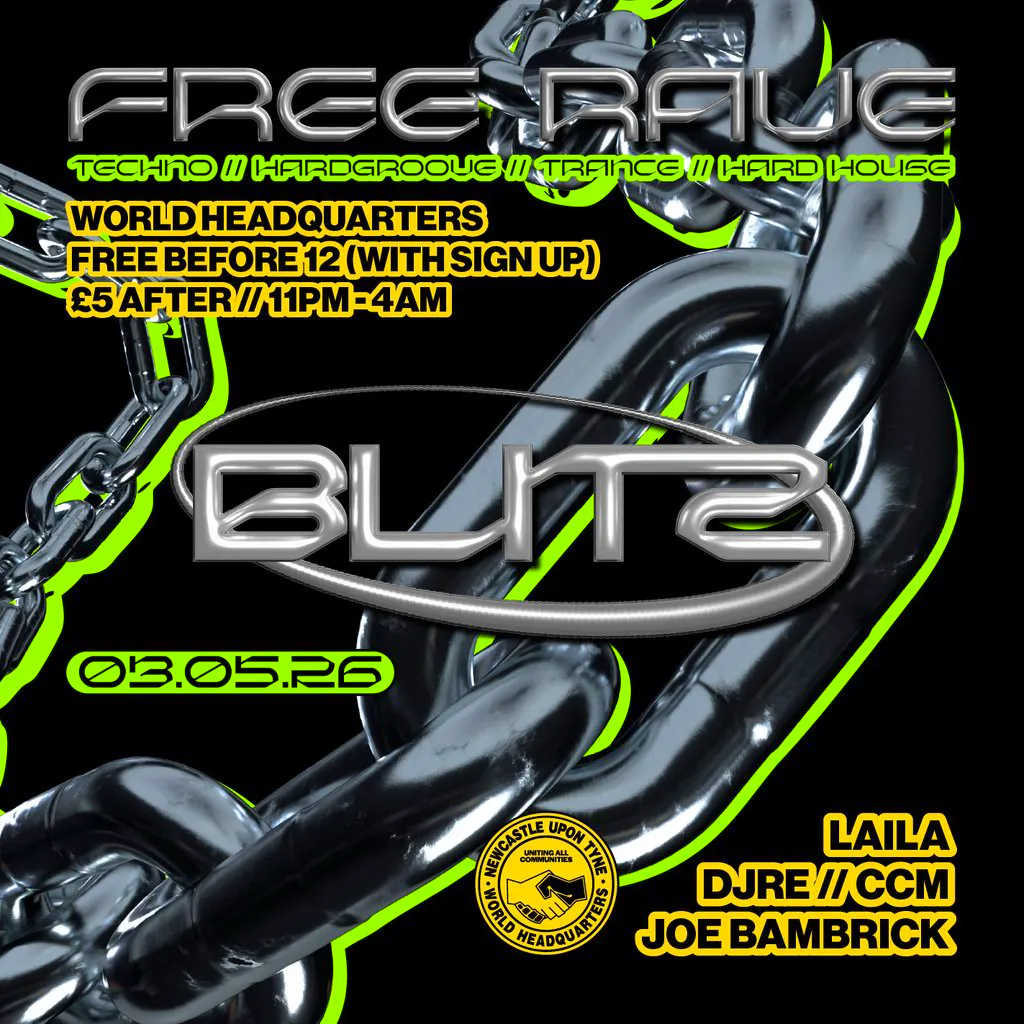 BLITZ - Techno/Hardgroove/Trance/Hard Dance - FREE RAVE at World Headquarters