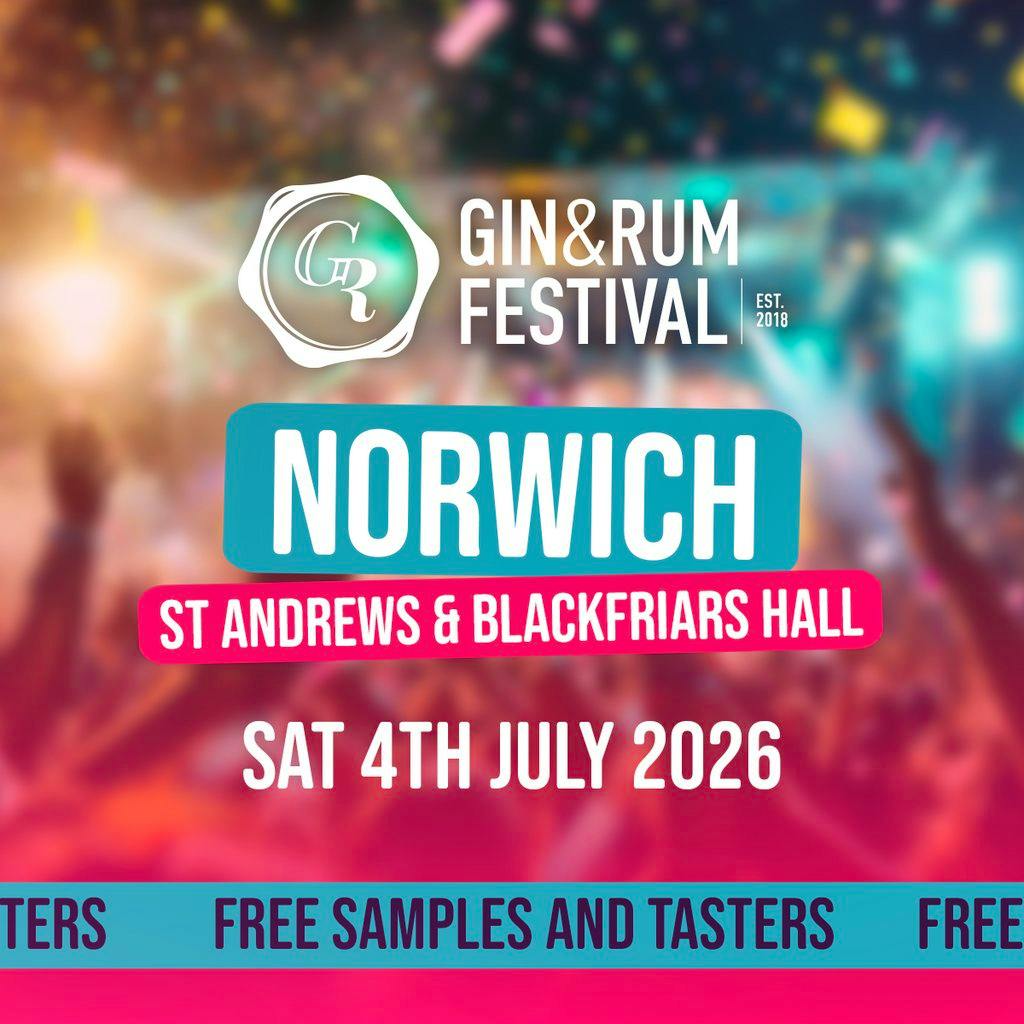 Gin & Rum Festival - Norwich - 2026 at St Andrews Hall Norwich