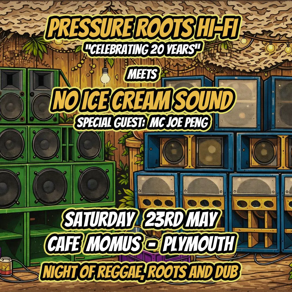 Pressure Roots Hi Fi meets No Ice Cream Sound & Joe Peng at Cafe Momus