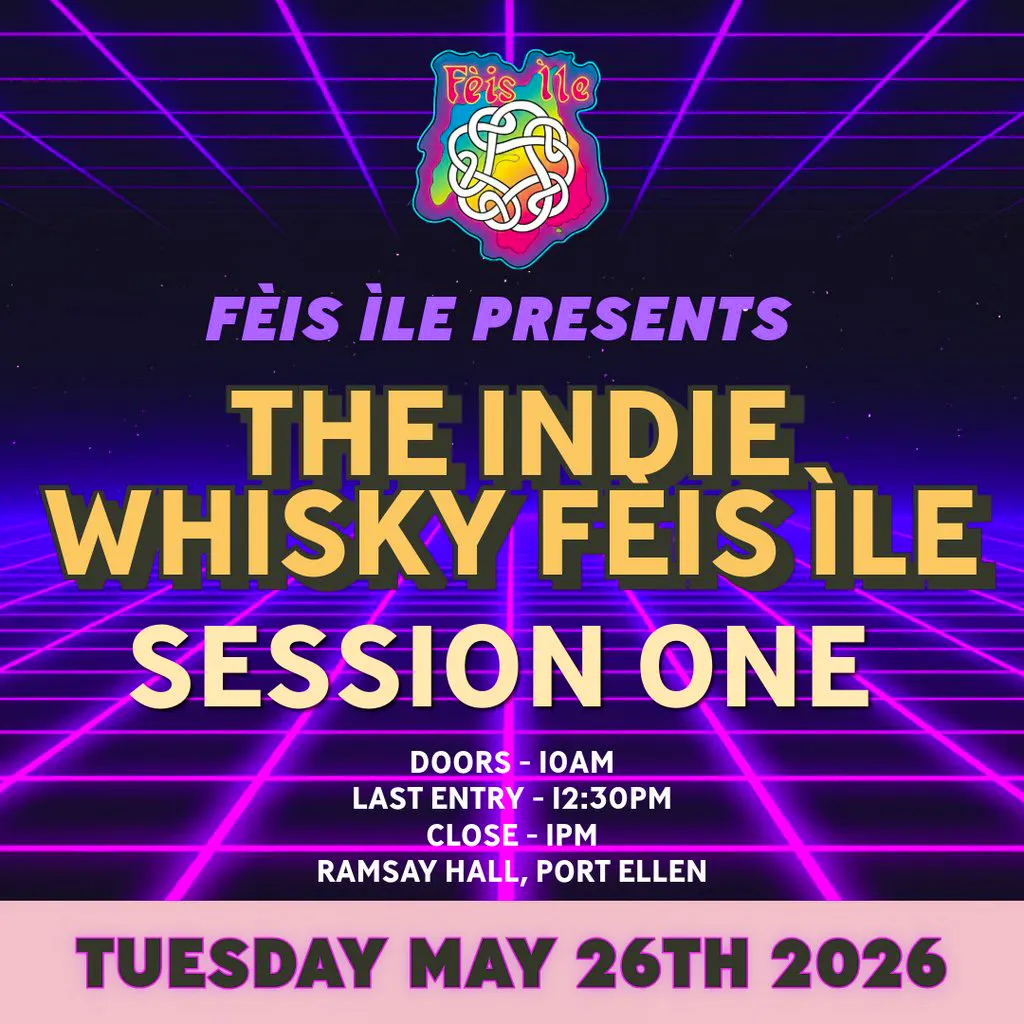 The Indie Whisky Fèis Ìle - Session One at Ramsay Hall Port Ellen Islay