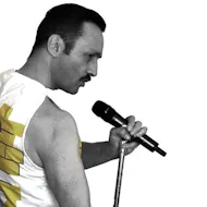 Freddie Mercury Tribute Night- Andy John Bohemian Champion at Great Sutton Village Hall