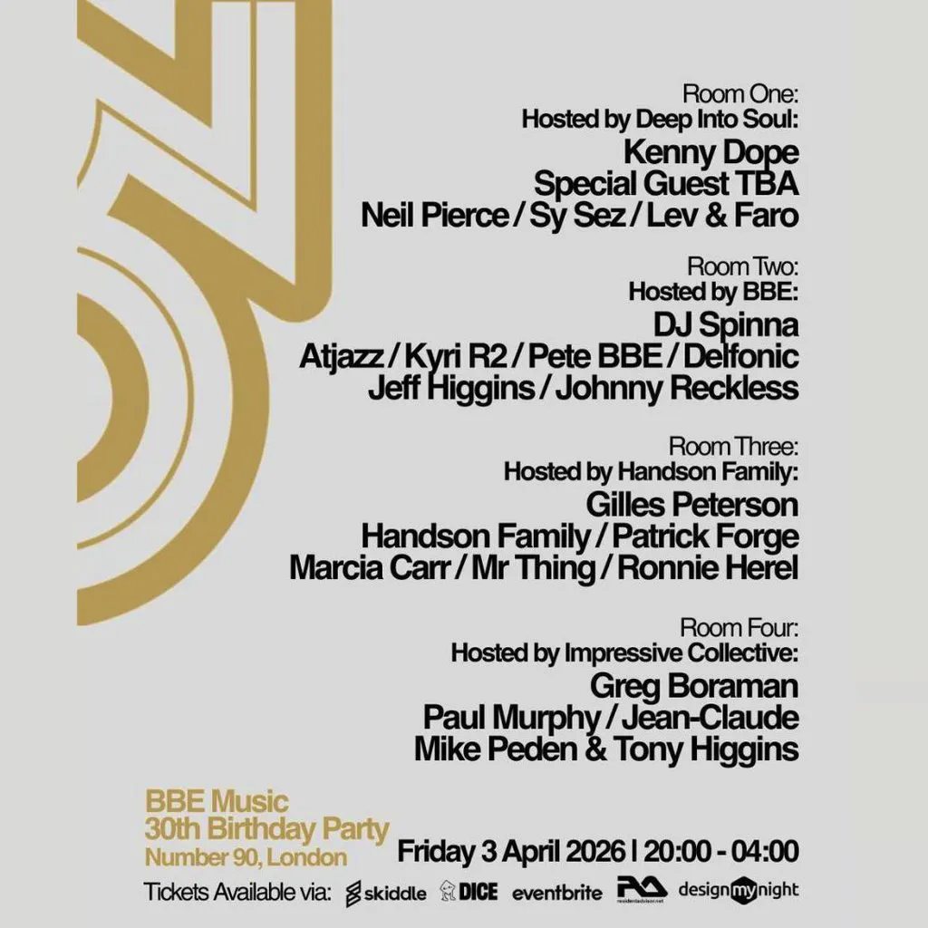 BBE Music's 30th Birthday Party Takeover at Number 90 Bar