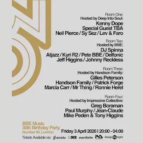 BBE Music's 30th Birthday Party Takeover