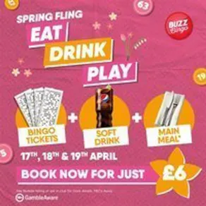 Spring Fling Tickets - Buzz Bingo Poole 19/04