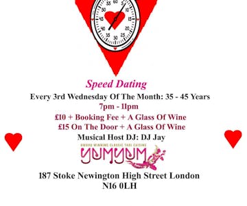 Speed Dating.  35 - 45 years. Wednesdays