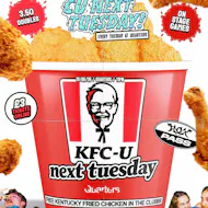 CU Next Tuesday | KFC U Next Tuesday - FREE Chicken | 19/05/2026 at Quarters Brighton