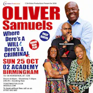 Oliver Samuels - in Where Dere’s a Will, Dere’s a Criminal! at O2 Academy Birmingham