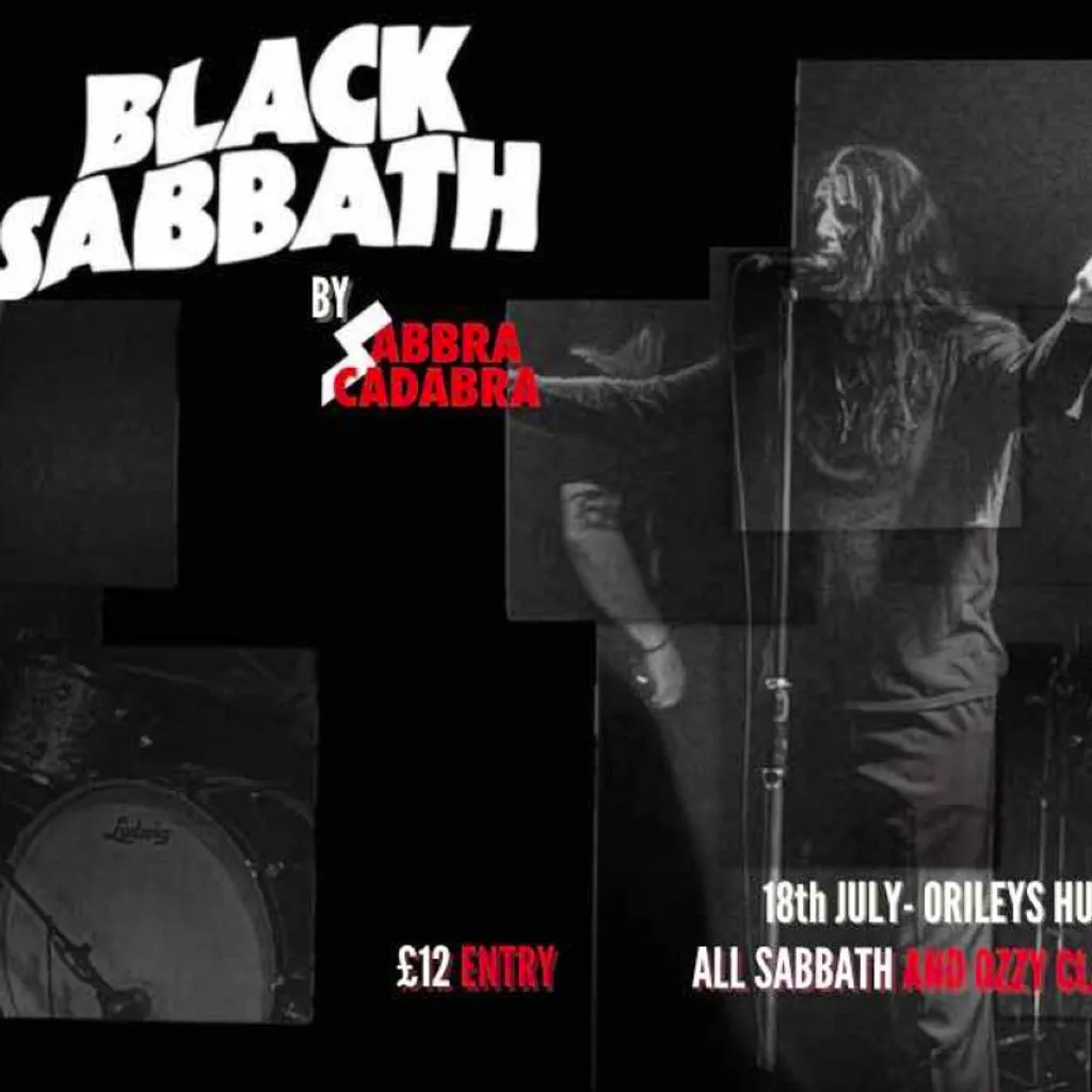 Sabbra Cadabra - Black Sabbath tribute return to O'Rileys at ORILEYS LIVE MUSIC VENUE