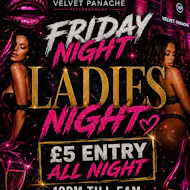Friday 18th september (ladies R&B night) at Velvet Panache