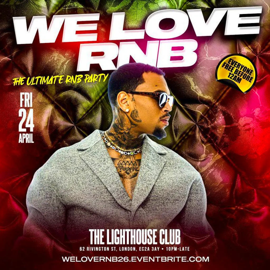 WE LOVE RNB - The Ultimate RNB Party - Everyone Free Before 12AM at The Lighthouse Bar And Club