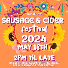 Warlingham Sausage & Cider Festival at John Fisher Sports Club