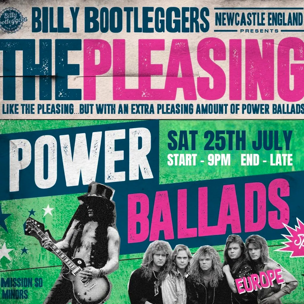 THE PLEASING - Power Ballads Special at Billy Bootleggers