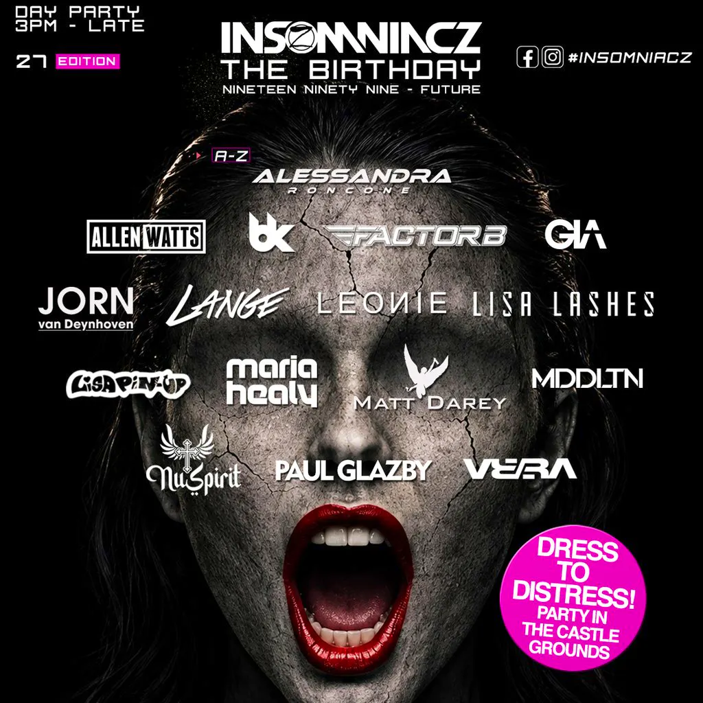 Insomniacz Festival Of Fear - 27th Birthday at Elvaston Castle Country Park