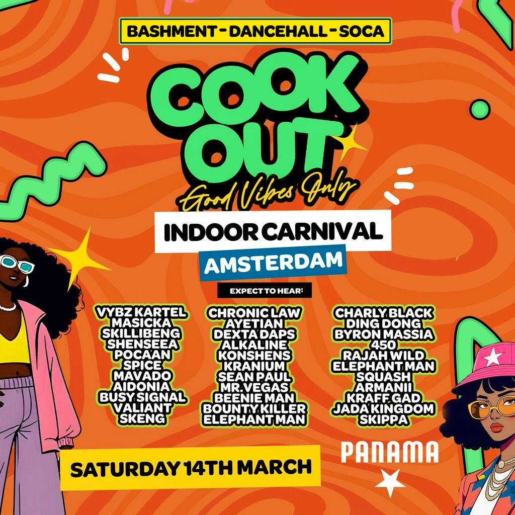 Cookout - Indoor Carnival - Panama Amsterdam at Panama Club   Amsterdam