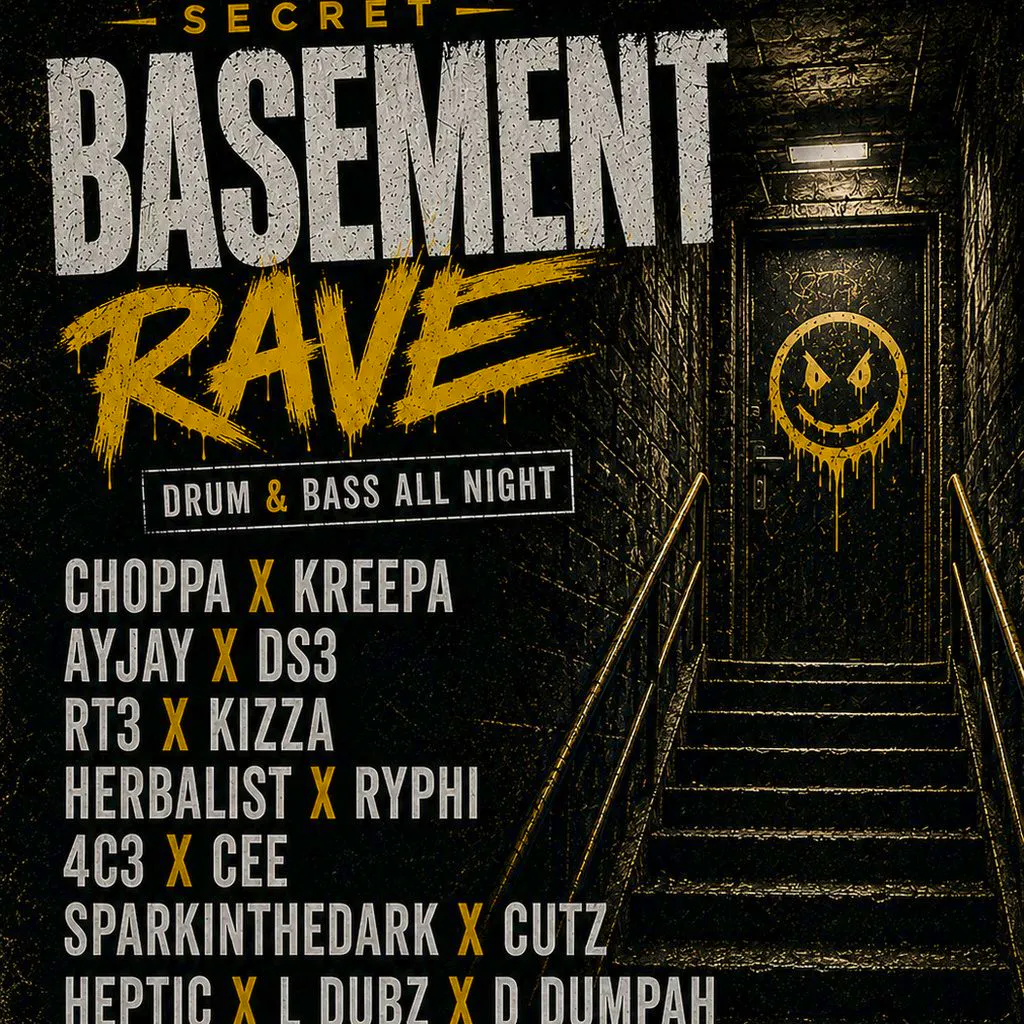 Secret Basement Rave at 44 Cank Street