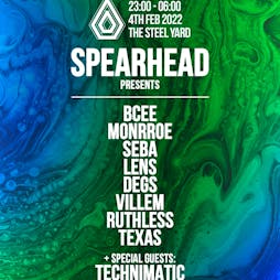 Spearhead Presents Tickets | The Steelyard  London  | Fri 4th February 2022 Lineup