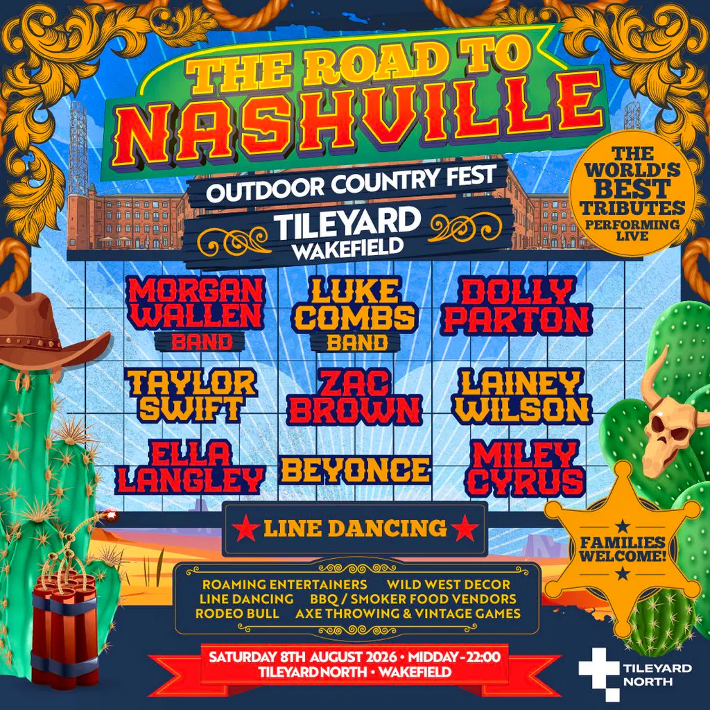 Road to Nashville Outdoor Festival | Tileyard, Wakefield at Tileyard North