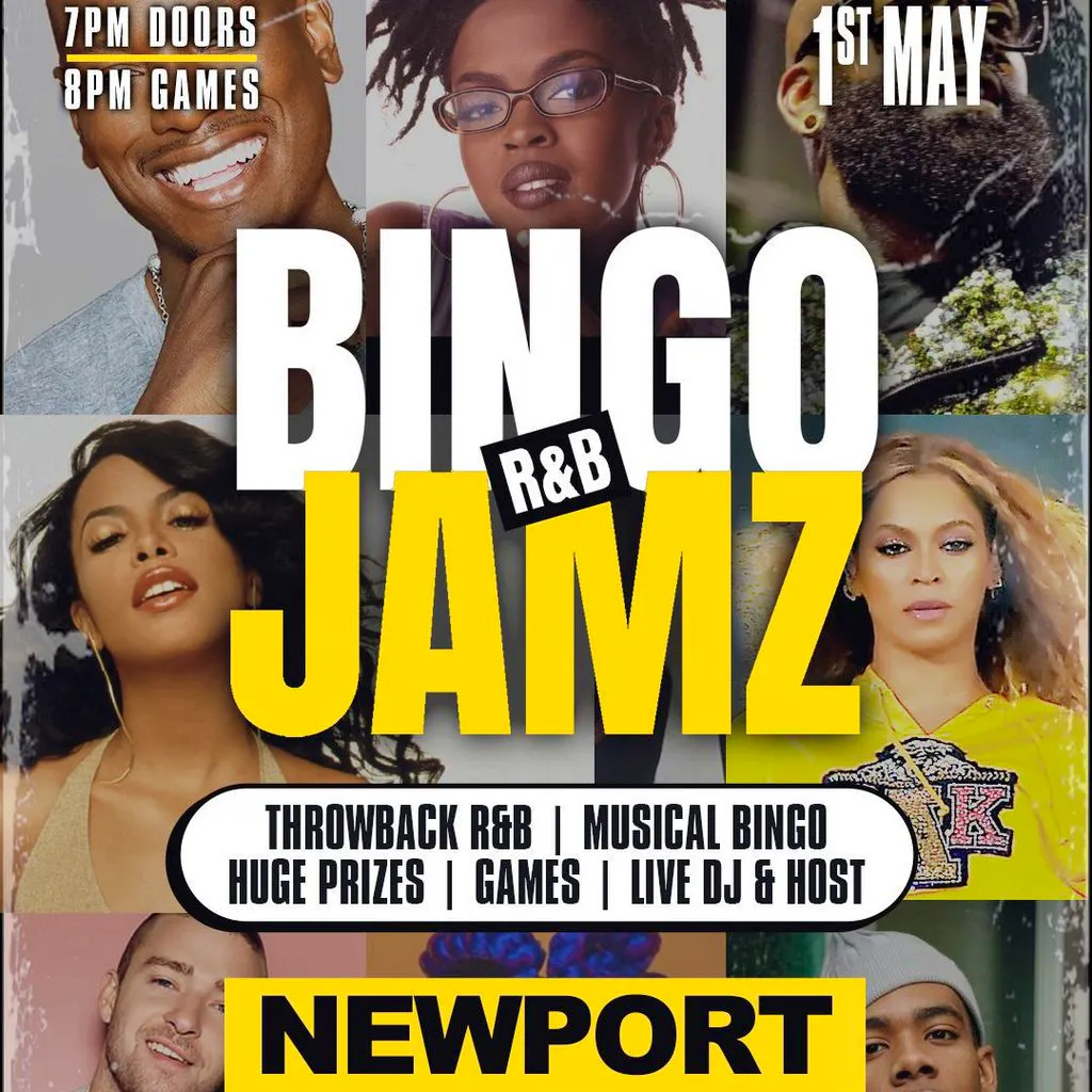 Bingo Jamz Newport | 1st May 2026 at Fire And Ice