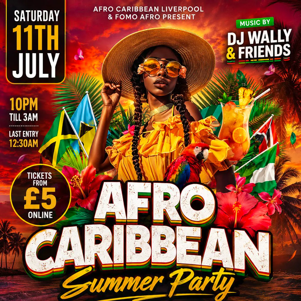 AfroCaribbean Summer Party at City Vaults Liverpool