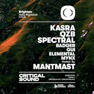 Critical Sound: Kasra, QZB, Spectral at The Volks Nightclub