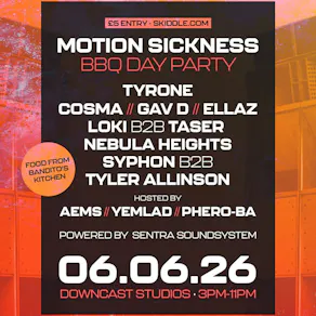 MOTION SICKNESS BBQ 2026: Powered by SENTRA SOUND SYSTEM