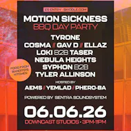 MOTION SICKNESS BBQ 2026: Powered by SENTRA SOUND SYSTEM at Downcast Studios