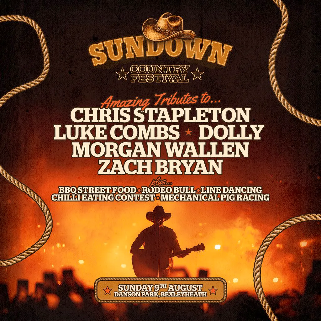 Sundown Country Festival - Bexleyheath at BEXLEYHEATH    Danson Park Lakeside Close DA15 9PW