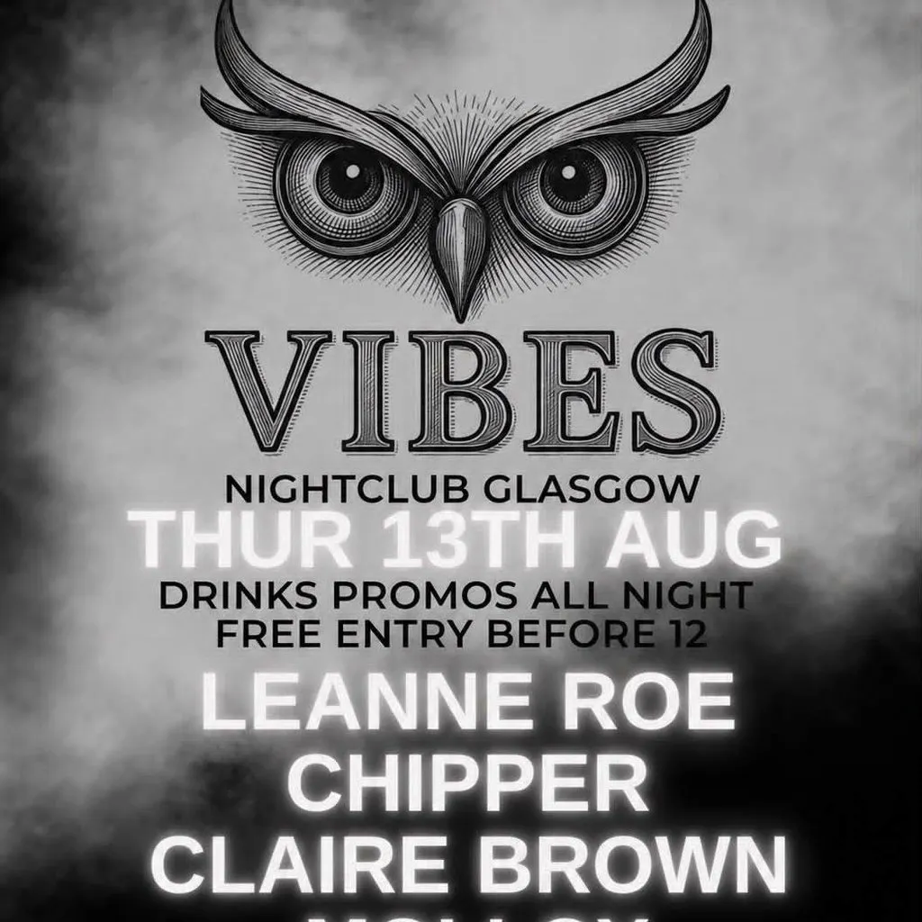 Vibes Thursdays Bounce, Techno & Trance at Vibes Glasgow