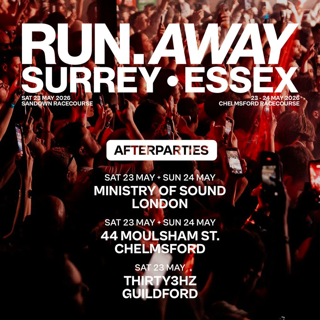 Run Away Festival After Party: 44 Moulsham St - Sat 23rd May at 44 Moulsham Street