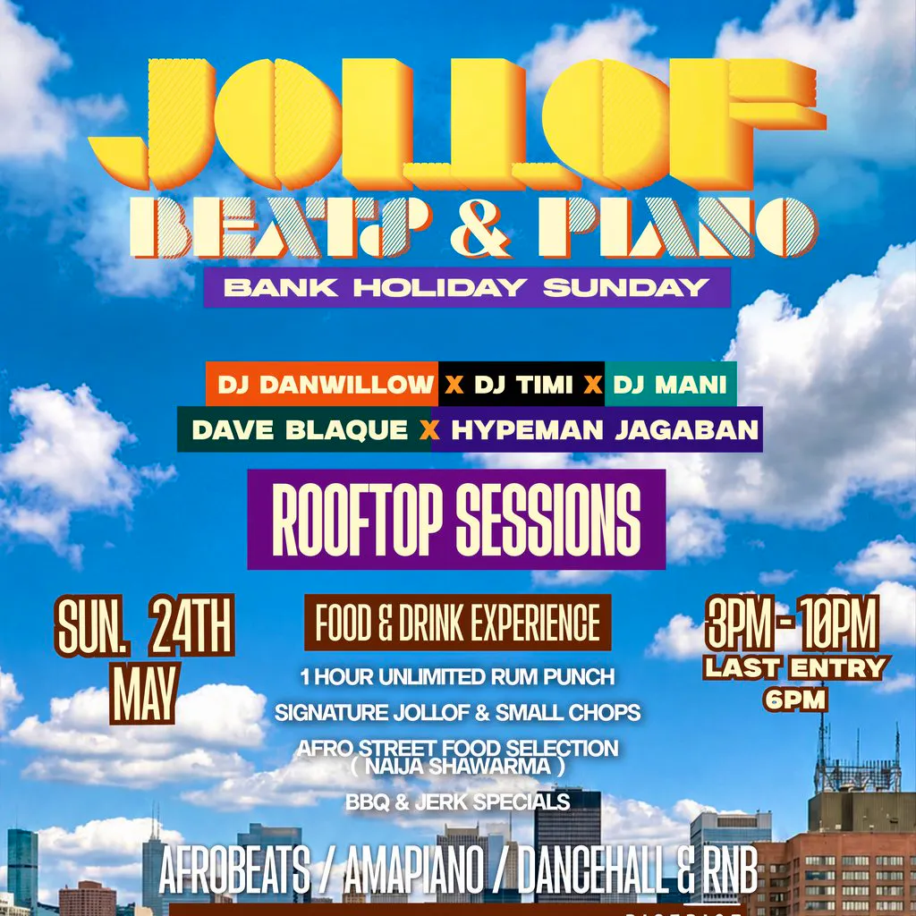 Jollof Beats & Piano - Rooftop Sessions at District Cardiff