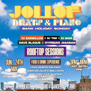 Jollof Beats & Piano - Rooftop Sessions