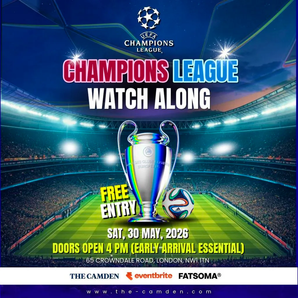 Champions League Final Watch Along London at The Camden