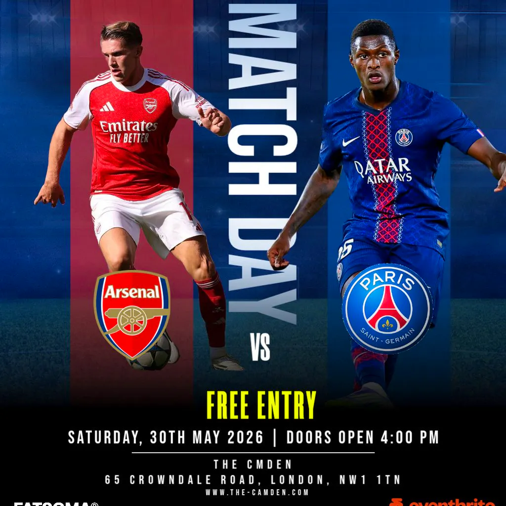 Champions League Final Watch Along London at The Camden