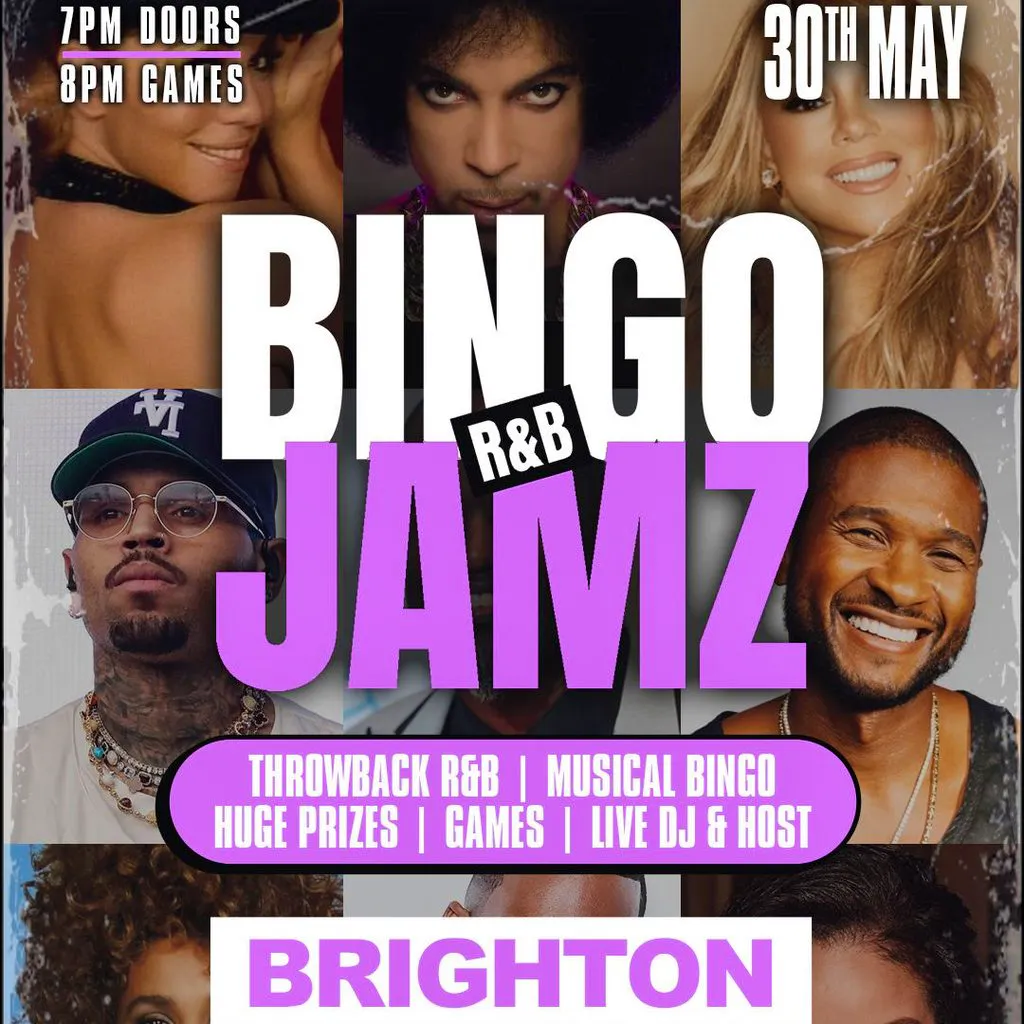 Bingo Jamz Brighton  | 30th May 2026 at Horizon Club