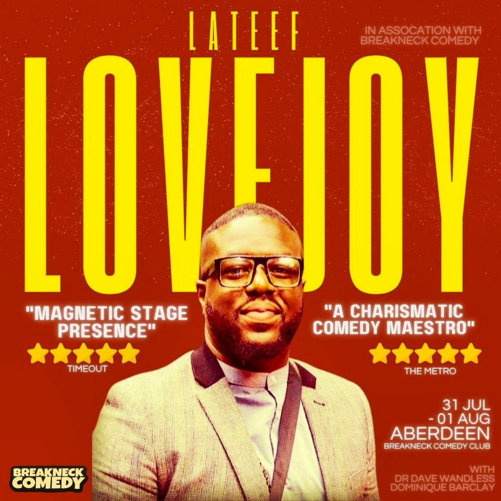 Lateef Lovejoy at Breakneck Comedy