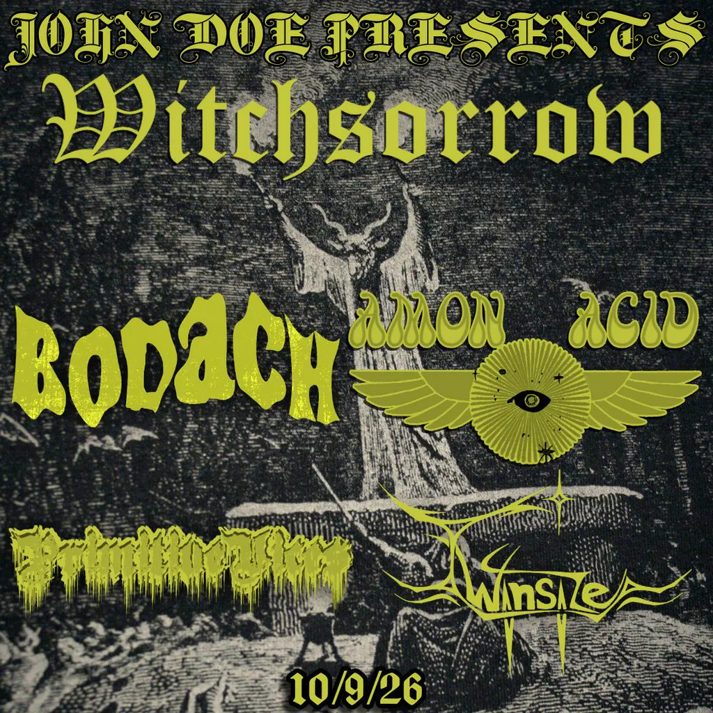 Witchsorrow Sheffield at Zephyrs