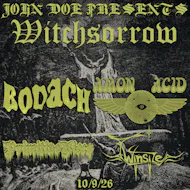 Witchsorrow Sheffield at Zephyrs