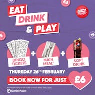 Eat, Drink & Play - Buzz Bingo Hanley 26/02 at Buzz Bingo Hanley