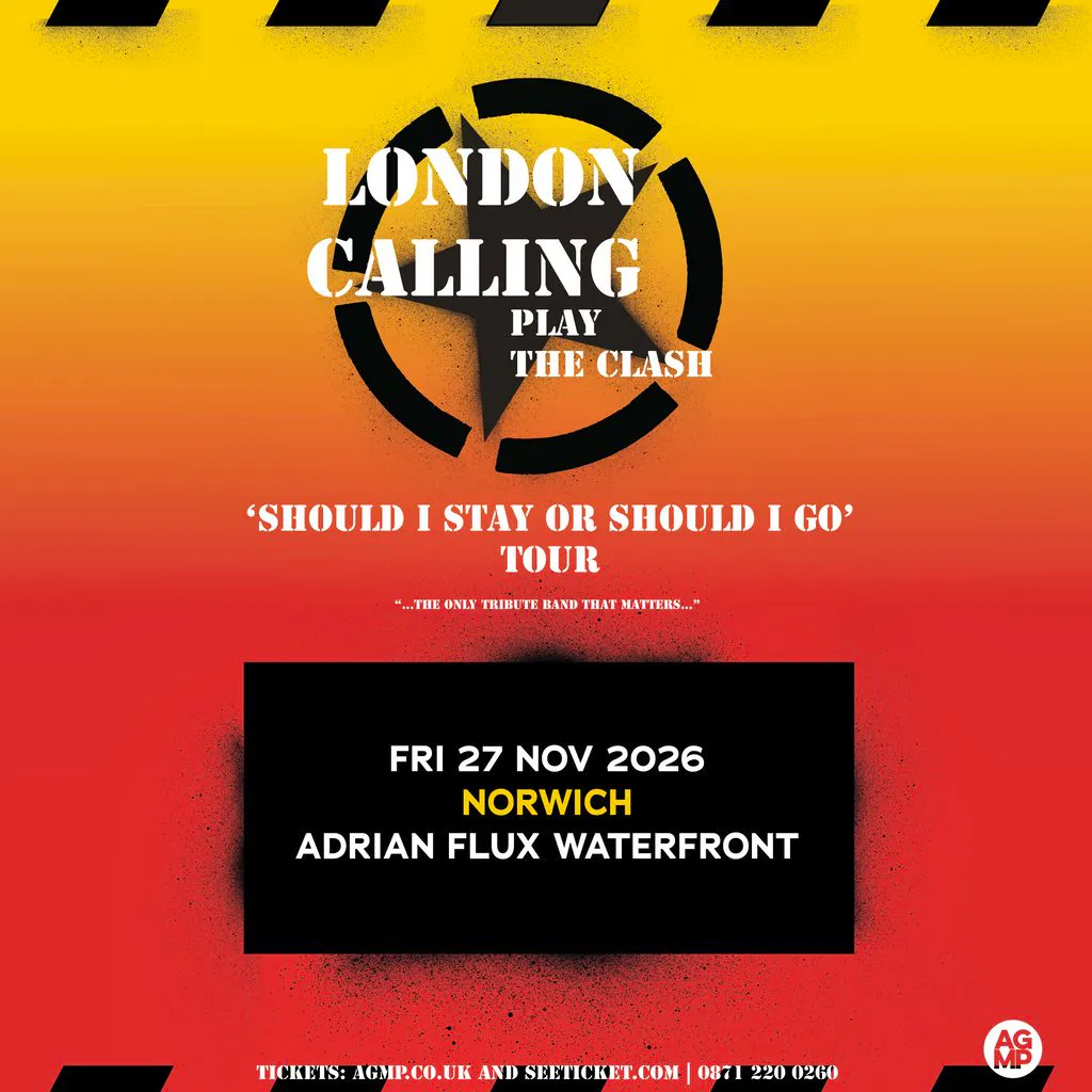 London Calling Play The Clash at The Adrian Flux Waterfront