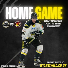 Widnes Wild vs Blackburn Hawks Ice Hockey Game - Sunday 20th Oct