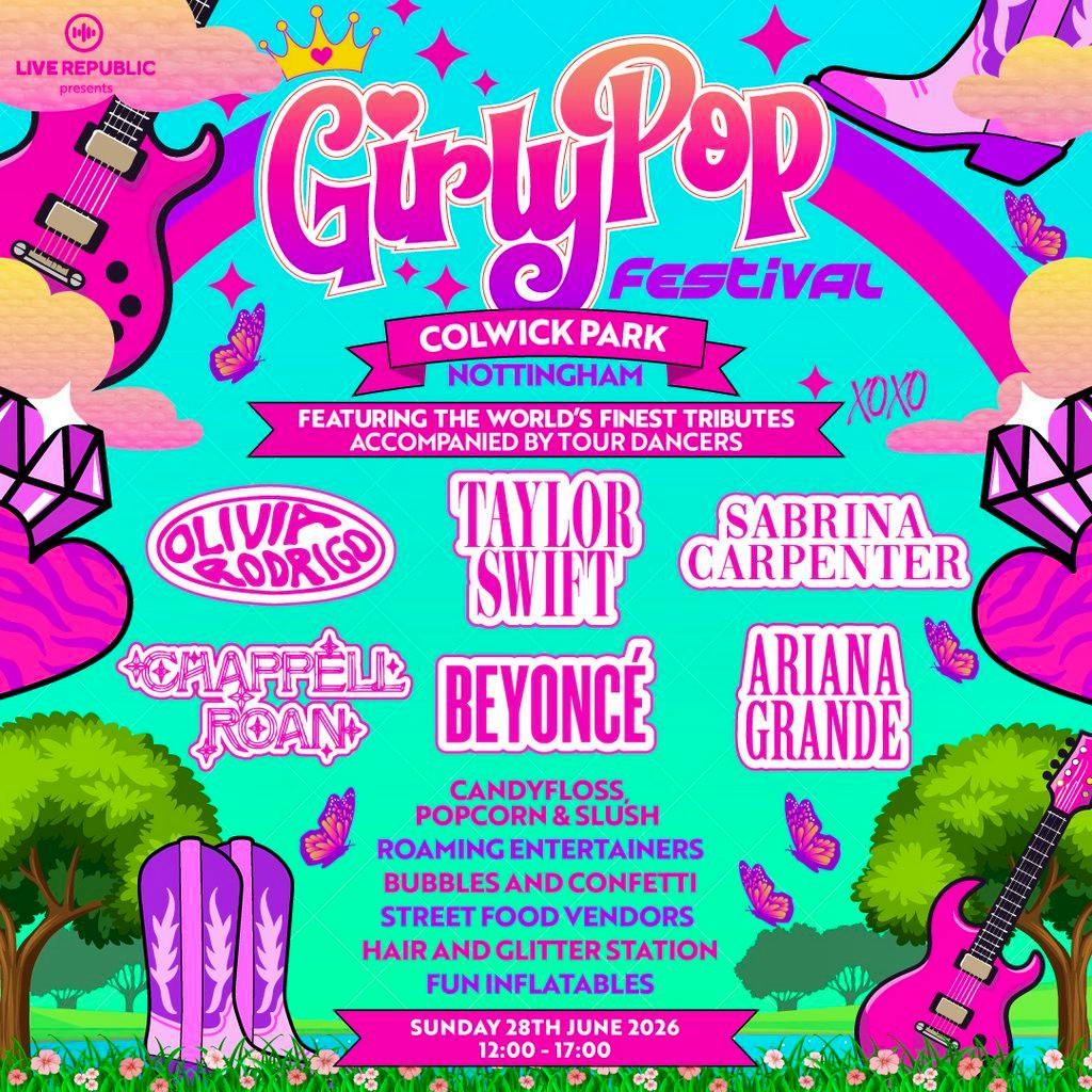 GirlyPop Live | Colwick Park, Nottingham at Colwick Park