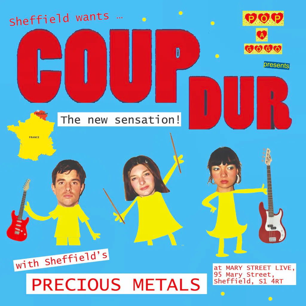 Franco-Belgian band COUP DUR with PRECIOUS METALS at Mary Street Live