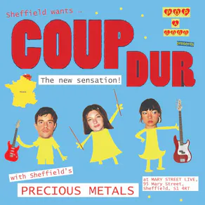 Franco-Belgian band COUP DUR with PRECIOUS METALS