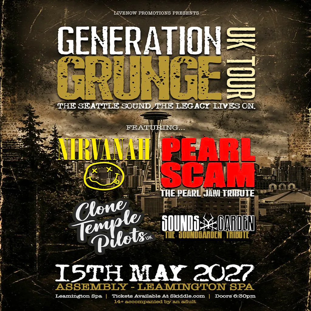 Generation Grunge UK Tour at The Assembly Leamington