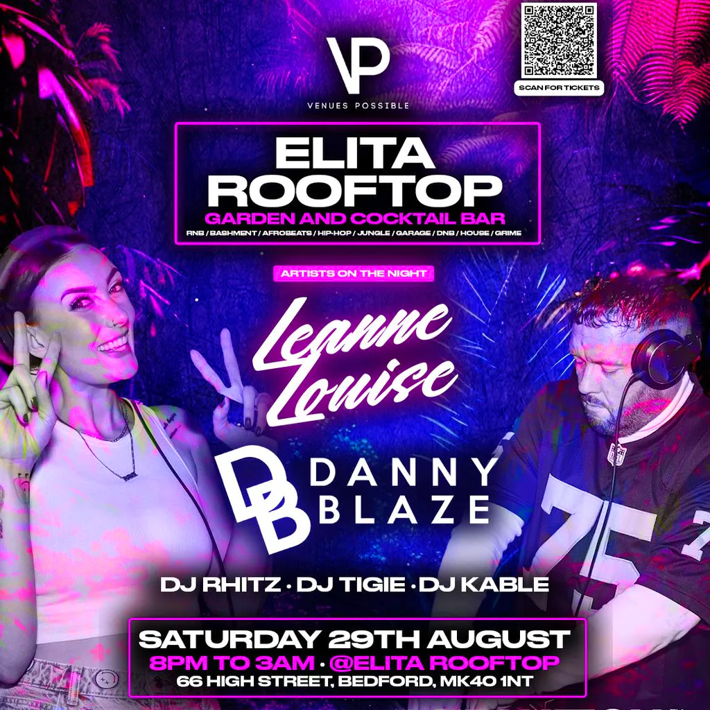 Leanne Louise Danny Blaze DJ Rhitz and DJ Tigie 29 August Eliyta at Elita Rooftop And Bar