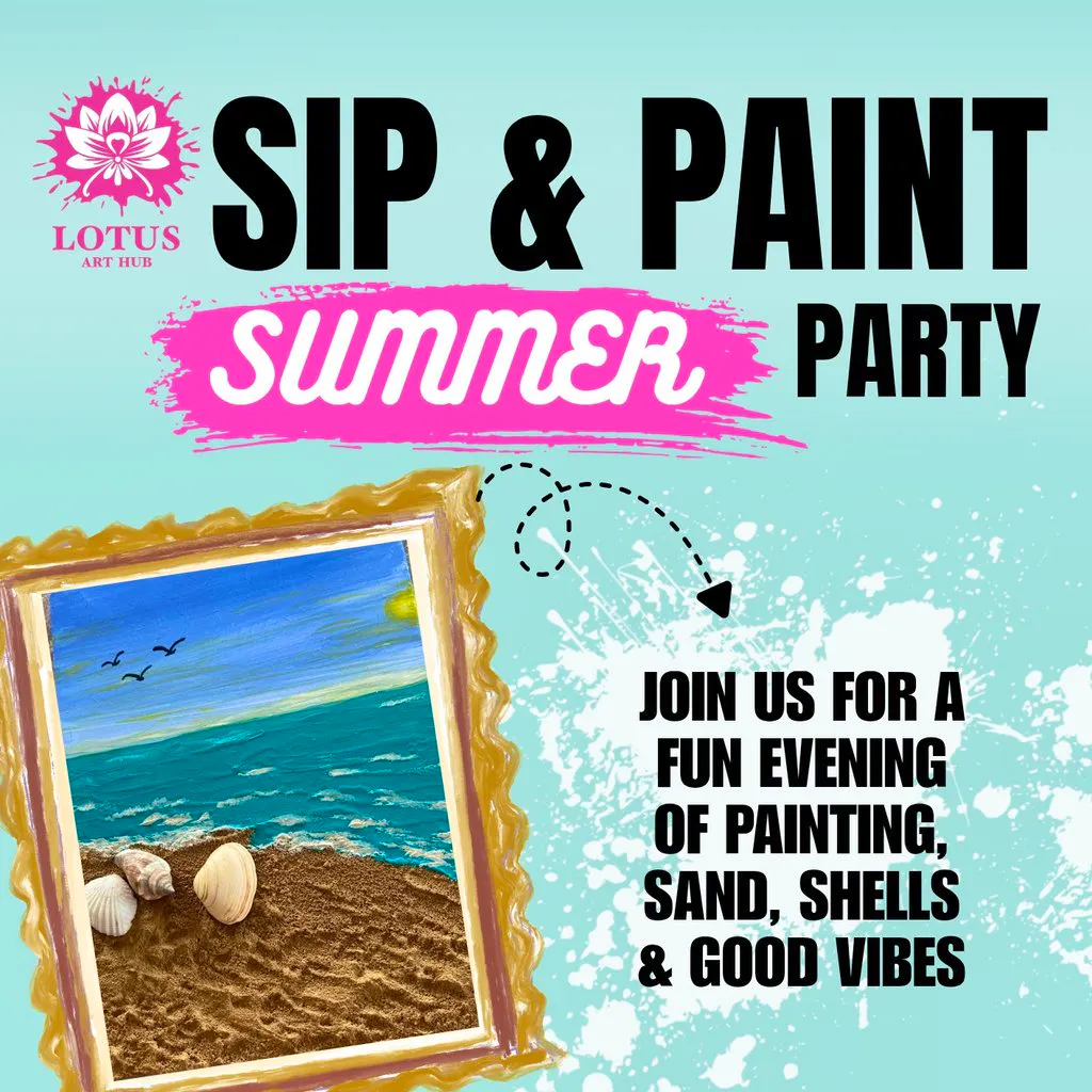 Sip & Paint SUMMER PARTY - Dad's go free at Twydall Community Center