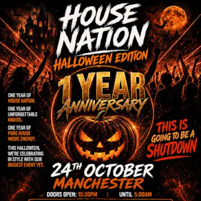 House nation Halloween edition/ 1 year anniversary