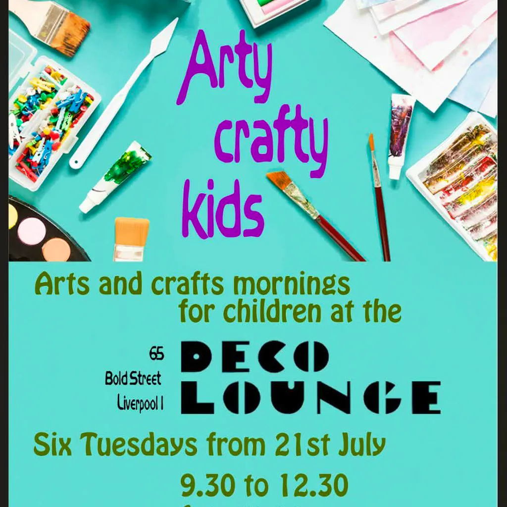 Arty Crafty Kids - Summer Holiday Workshops at Deco Lounge